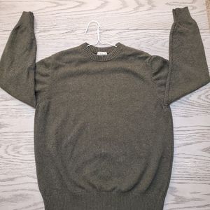 LL. Bean Mens Wool Sweater Medium Regular